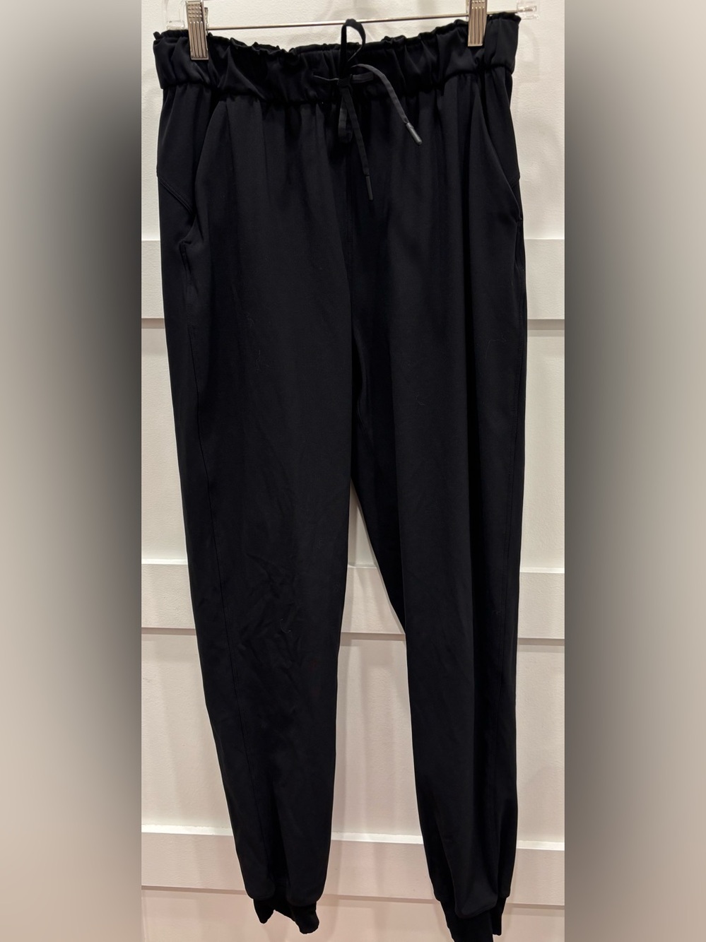 lululemon athletica Black On The Fly Drawstring Joggers